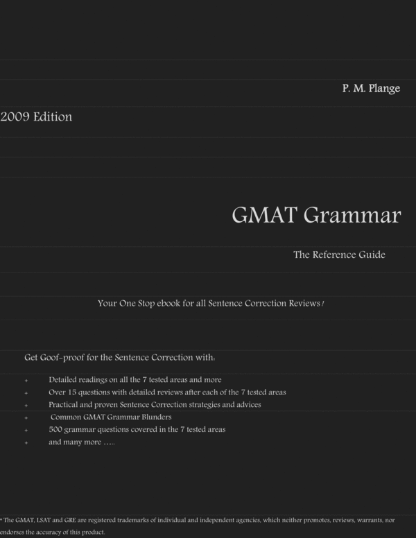 Product picture GMAT Grammar